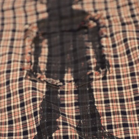 England's Dreaming Short Sleeve Snap front plaid casual shirt Keanan Duffty XL - Picture 5 of 13